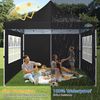 Faltpavillon 3x3 Wasserdicht Stabil mit Seitenwänden Gartenpavillon UV-Schutz Bild 4