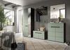 Garderobenschrank (B/H/T: 190x65x37 cm) in Smoke Green Nachbildung Bild 5