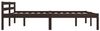 vidaXL Bettgestell Dunkelbraun Massivholz Kiefer 160×200 cm [283206] Bild 4