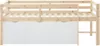 Vente-unique - LANIORI Bett Holz, Platte BeigeWeiß - B 99,5 cm x H 83 cm x L 197,5 cm Bild 3