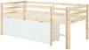 Vente-unique - LANIORI Bett Holz, Platte BeigeWeiß - B 99,5 cm x H 83 cm x L 197,5 cm Bild 2