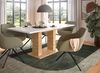Esstisch Home-X in weiß und Eiche ausziehbar 150 - 190 cm Bild 2