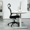Drehstuhl 60x64x102-112 cm, ergonomisch, verstellbare Kopfstütze & atmungsaktives Mesh, schwarz Bild 1