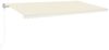 vidaXL Automatische Markise mit LED & Windsensor 600x300 cm Creme 3068972 Bild 2