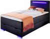 meise.möbel Boxspringbett Las Vegas, Füße und Kopfteil mit LED-Beleuchtung, mit Bettkasten und Topper Bild 5