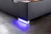 meise.möbel Boxspringbett Las Vegas, Füße und Kopfteil mit LED-Beleuchtung, mit Bettkasten und Topper Bild 2