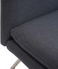 Sitzbank HWC-H70, Esszimmerbank Bank Polsterbank, Rückenlehne Stoff/Textil Edelstahl gebürstet ~ grau 180cm Bild 5