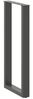 vidaXL Bartischbeine U-Form 2 Stk. Anthrazit 50x(100-101) cm Stahl 4013234 Bild 4