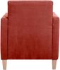Sessel Karol Bezug Veloursstoff Buche natur / terracotta 22207 Bild 4