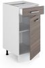 Küchenunterschrank R-Line Edelgrau 40 cm ohne Arbeitsplatte Vicco Bild 3