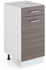 Küchenunterschrank R-Line Edelgrau 40 cm ohne Arbeitsplatte Vicco Bild 5