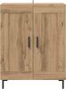 vidaXL Sideboard Artisan-Eiche 69,5 x 34 x 90 cm Verbundholz und Eisen 881601 Bild 5