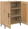 vidaXL Sideboard Artisan-Eiche 69,5 x 34 x 90 cm Verbundholz und Eisen 881601 Bild 4