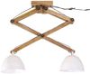 vidaXL Deckenleuchte 25 W Weiß 29x18x85 cm E27 371931 Bild 3