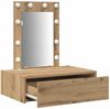 vidaXL Schminktisch mit Schubladen Braun 60 x 40 x 70 cm Holzwerkstoff 865225 Bild 4