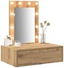 vidaXL Schminktisch mit Schubladen Braun 60 x 40 x 70 cm Holzwerkstoff 865225 Bild 3