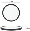 ZMH LED Deckenleuchte Dimmbar Modern einfache Selbstmontage Deckenlampe für Wohnzimmer Flur, Hochwertige Design, LED fest integriert, 6500k, Schwarz Nicht Dimmbar Bild 3