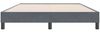 vidaXL Boxspringbett ohne Matratze Dunkelgrau 140x220 cm Samt 3315874 Bild 5