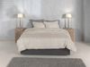 Zo! Home Cotton Bettwäsche 155x220 Petali di Lino Sandy Beige Miniblätter süß Bild 4