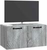 vidaXL Wandmontierter TV-Schrank Graues Sonoma 59,5 x 31 x 30 cm 898711 Bild 2