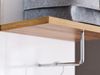Garderobenpaneel >Gandia< in Weiß/Hochglanz aus Metall - 40x149x25cm (BxHxT) Bild 3