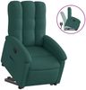 vidaXL Relaxsessel mit Aufstehhilfe Dunkelgrün Stoff 3204098 Bild 2