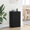 vidaXL Sideboard Schwarz Eichen-Optik 40 x 33 x 70 cm Holzwerkstoff 881002 Bild 4
