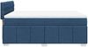 vidaXL Boxspringbett mit Matratze Blau 160x200 cm Stoff 3287132 Bild 5