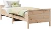 vidaXL Bettrahmen mit Kopfteil Braun 80 x 200 cm Holzwerkstoff 877203 Bild 2