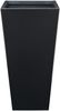 Pflanzkübel Vaargel 76x39x39 cm verzinkter Stahl Schwarz [casa. pro] Bild 3