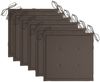 vidaXL Klappbare Gartenstühle 6 Stk. mit Sitzkissen Massivholz Akazie 3065415 Bild 4