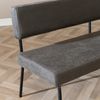 Bronx71 Esszimmerbank Leder Espen anthrazit 160 cm Bild 4