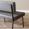 Bronx71 Esszimmerbank Leder Espen anthrazit 160 cm Bild 5