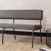 Bronx71 Esszimmerbank Leder Espen anthrazit 160 cm Bild 2