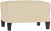 vidaXL 3-Sitzer-Sofa mit Hocker Creme 180 cm Stoff 3201039 Bild 5