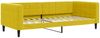 vidaXL Tagesbett mit Matratze Gelb 90x200 cm Samt 3196672 Bild 3