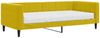 vidaXL Tagesbett mit Matratze Gelb 90x200 cm Samt 3196672 Bild 2