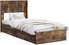 vidaXL Bettgestell mit Stauraum und Kopfteil 3 pcs Holzwerkstoff 3414423 Bild 2