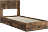 vidaXL Bettgestell mit Stauraum und Kopfteil 3 pcs Holzwerkstoff 3414423 Bild 4