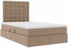 vidaXL Aufbewahrungsbett Cappuccino 120 x 200 cm Kunstleder 3371664 Bild 5