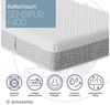 Gelschaummatratze NEUHEIT, PREMIUM Schlaraffia Sensipur F400, 90x200, 140x200 cm & mehr, Schlaraffia, 23 cm hoch, (1-tlg), Matratze in 2 Härten, ergonomisch, langlebige Qualität Bild 4