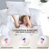 SEI Design Kopfkissen Kopfkissen Kissen Schlafkissen SWAN 80x80, Füllung: 100% Mikrofaser Polyester, Bezug: Mikrofaser, Rückenschläfer, Seitenschläfer, Bauchschläfer, 2-er SET, Alternative zu Daunen Bild 2