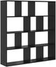vidaXL Bücherregal Schwarz Eichen-Optik 132 x 29 x 141,5 cm 3388358 Bild 2
