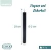 Relaxdays LED Stabkerzen 2er Set Bild 4