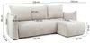 Ecksofa Schlafsofa MAILAND XS in Stoff Tilia Olivgrün Ottomane Rechts Bild 4