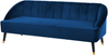 3-Sitzer Sofa Samtstoff kobaltblau ALSVAG Bild 4