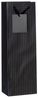 laro Geschenkbox Geschenktüten mit Henkel Flaschentüten Eleganz Schwarz 12-96stk (12 St) Bild 1