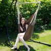 XXL Hängesessel Relaxsessel 185x130cm bis 150kg in Braun Bild 3