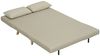 Schlafsofa 130 x 78 x 79 cm Beige, 3-in-1 Sofabett mit Schlaffunktion, 6-fach verstellbarer Rückenlehne und Polyesterbezug Bild 2