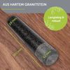 madeco Ersatzstößel Granit 16 cm Steinstößel schwarz poliert Stößel für Mörser Granit einzeln (ohne Mörser) Gewürze, Kräuter, Nüsse mahlen Bild 4